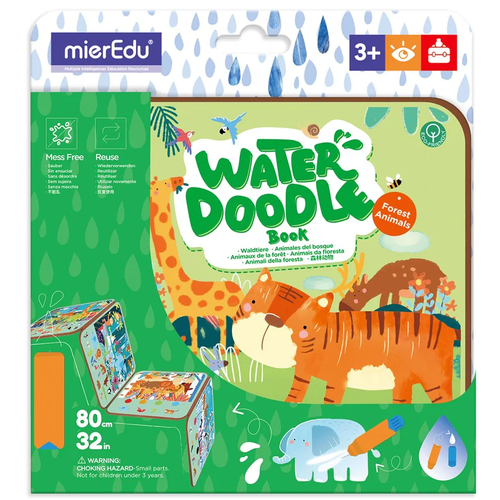 mierEdu - Magic Water Doodle Book - Forest Animals