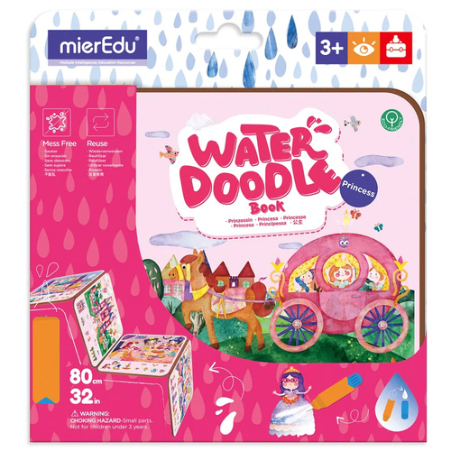 mierEdu - Magic Water Doodle Book - Princess