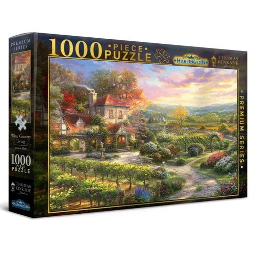 Harlington - Thomas Kinkade Wine Country Living Puzzle 1000pc