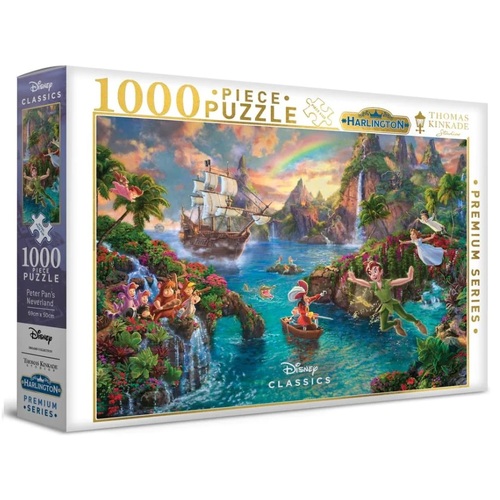Harlington - Thomas Kinkade Disney - Peter Pan's Neverland Puzzle 1000pc