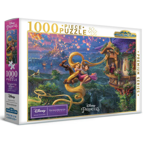 Harlington - Thomas Kinkade Disney - Tangled Up in Love Puzzle 1000pc (DAMAGED BOX)