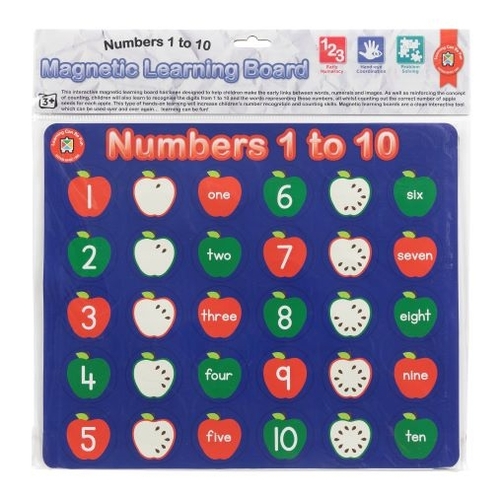 Learning Can Be Fun - Magnetic Learning Board - Numbers 1-10