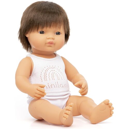 Miniland - Baby Doll European Boy 38cm Brunette