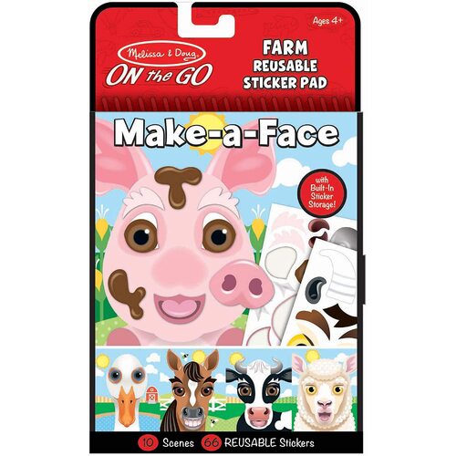 Melissa & Doug - On The Go - Make-a-Face - Farm