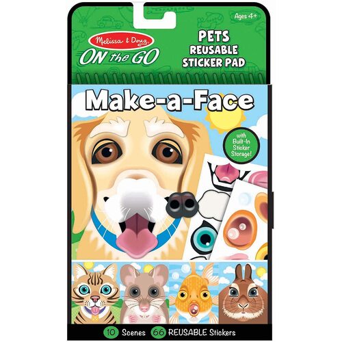Melissa & Doug - On The Go - Make-a-Face - Pets