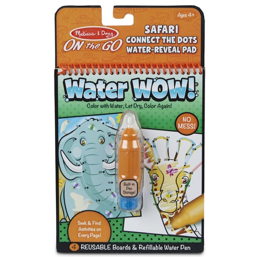 Melissa & Doug - On The Go - Water WOW! Connect the Dots - Safari