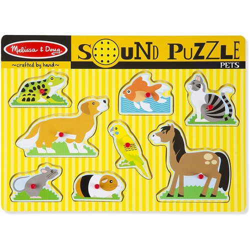 Melissa & Doug - Pets Sound Puzzle 8pc