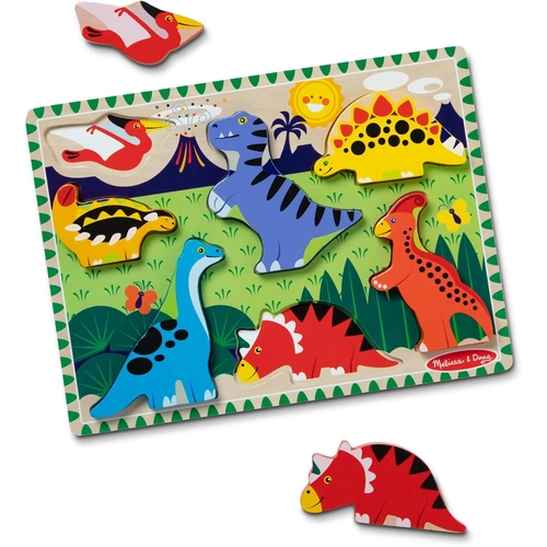Melissa & Doug - Dinosaurs Chunky Puzzle 7pc