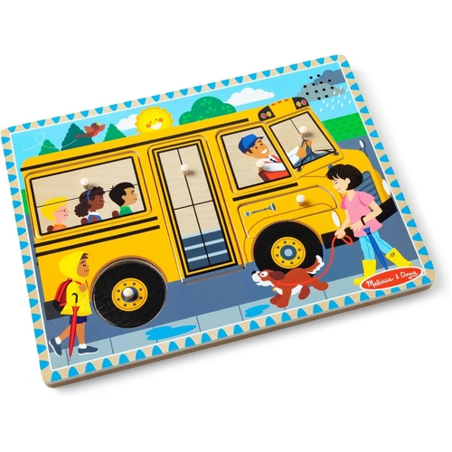 Melissa & Doug - The Wheels on the Bus Song Puzzle 6pc