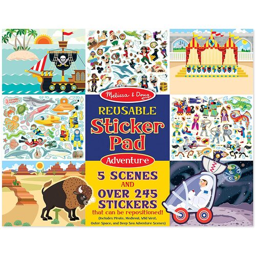 Melissa & Doug - Reusable Sticker Pad - Adventure Pad