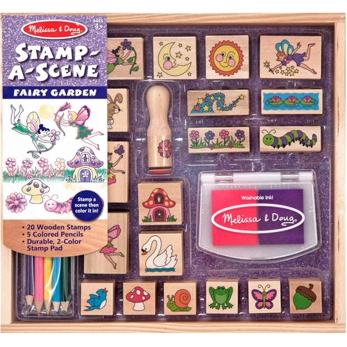 Melissa & Doug - Stamp A Scene - Fairy Garden