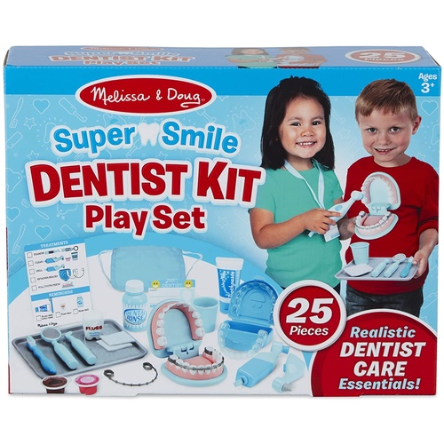 Melissa & Doug - Super Smile Dentist Kit Play Set 