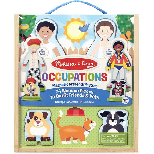 melissa and doug wooden magnetic dress up