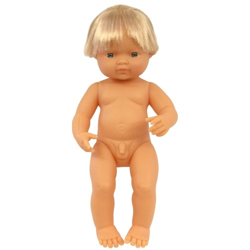 Miniland - Baby Doll European Boy 38cm