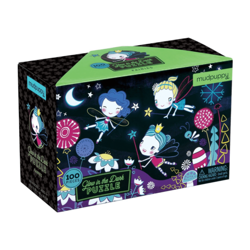 Mudpuppy - Fairies Glow-in-the-Dark Puzzle 100pc (DAMAGED BOX)
