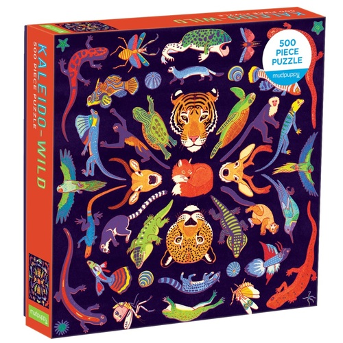 Mudpuppy - Kaleido Wild Family Puzzle 500pc