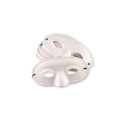 EC - Paper Mache Mask Half (24 pack)