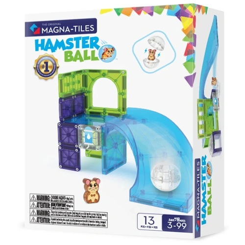 Magna-Tiles - Hamster Ball - 13 Piece Set (DAMAGED BOX)