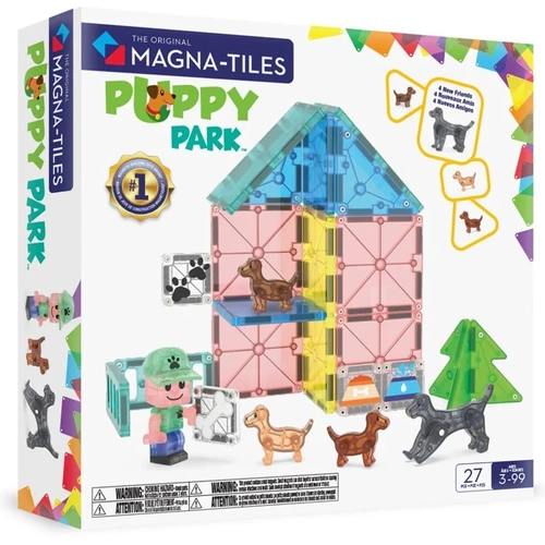 Magna-Tiles - Puppy Park - 27 Piece Set