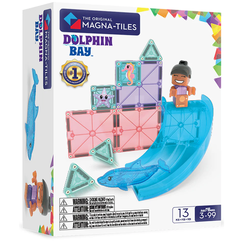 Magna-Tiles - Dolphin Bay - 13 Piece Set