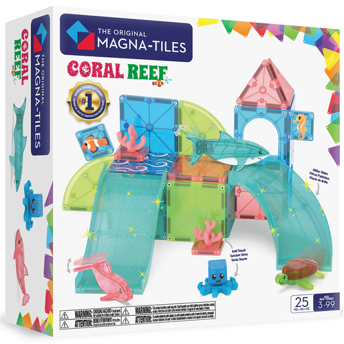 Magna-Tiles - Coral Reef - 25 Piece Set