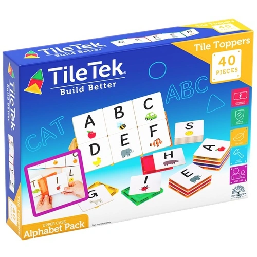 TileTek - Tile Topper Alphabet Upper Case Pack 40pc