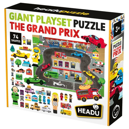 Headu - The Grand Prix Giant Playset Puzzle 42pc