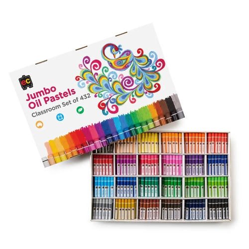 EC - Jumbo Oil Pastels Classroom Set (432 pack)