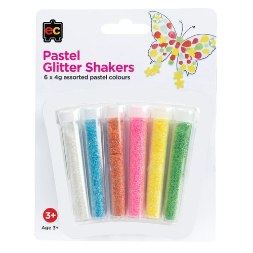 EC - Pastel Glitter Shakers (6 pack)