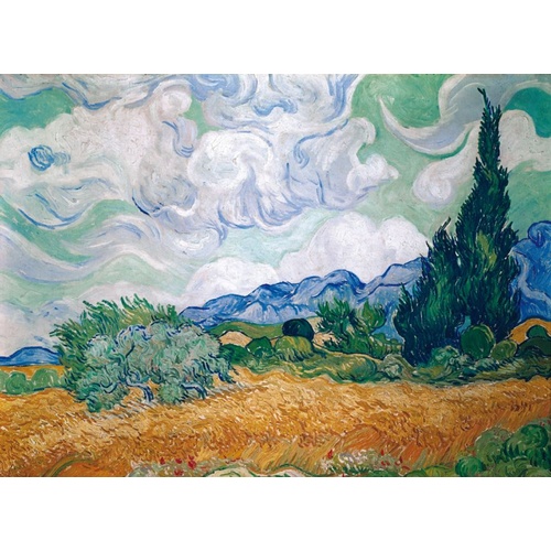 Piatnik - Van Gogh Wheat Field Puzzle 1000pce