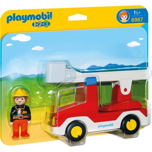 Playmobil - 1.2.3 Ladder Unit Fire Truck 6967