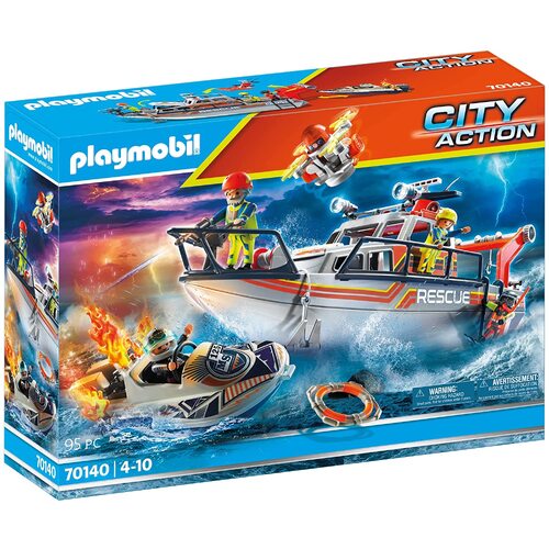 Playmobil - Fire Rescue with Personal Watercraft 70140