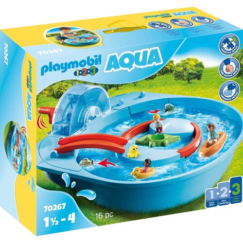 Playmobil - 1.2.3 Splish Splash Water Park 70267