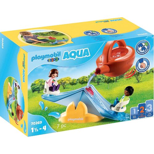 Playmobil - 1.2.3 Water Seesaw with Watering Can 70269