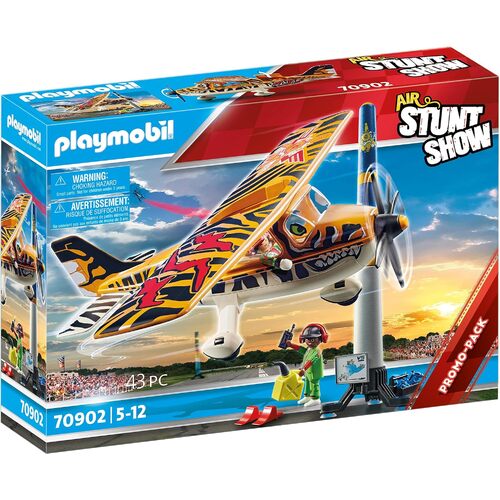 Playmobil - Air Stunt Show, Tiger Propeller Plane 70902