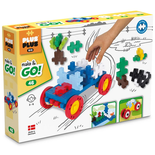 Plus-Plus - BIG Make & Go! 46pc (DAMAGED BOX)