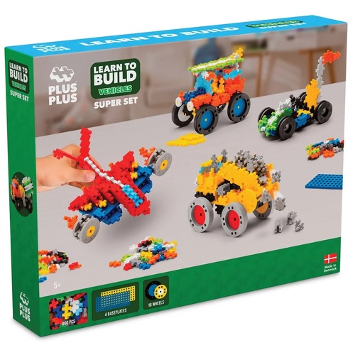 Plus-Plus - Learn to Build - Vehicles Super Set
