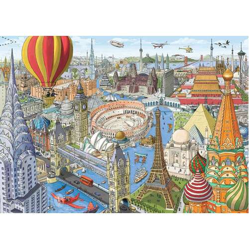 Ravensburger - Around the World in 80 Days Puzzle 1000pc