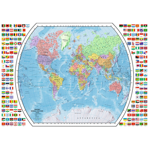 Ravensburger - Political World Map Puzzle 1000pc