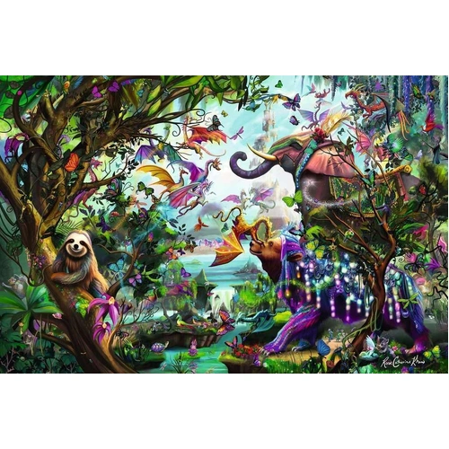 Ravensburger - Tropical Dragons Puzzle 4000pc