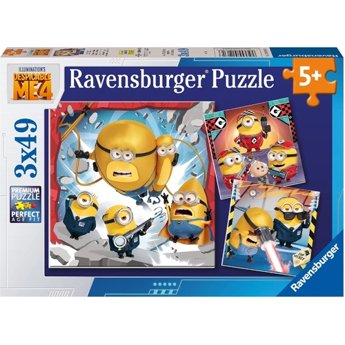 Ravensburger - Despicable Me 4 Puzzle 3x49pc