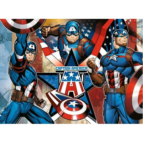 Ravensburger - Marvel Captain America Puzzle 100pc