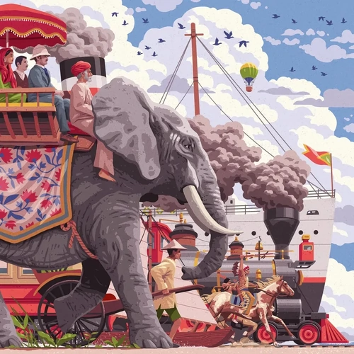 Ravensburger - Art & Soul Around the World in 80 Days Puzzle 750pc