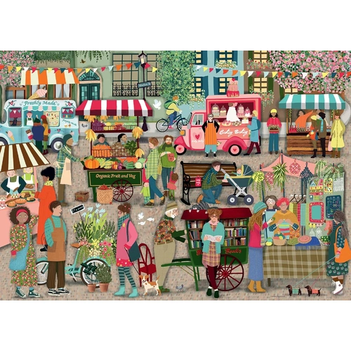 Ravensburger - Street Market Puzzle 1000pc