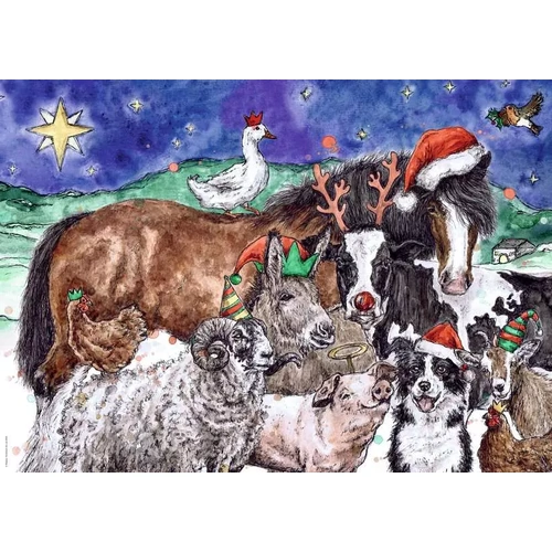 Ravensburger - Christmas Farm Puzzle 1000pc