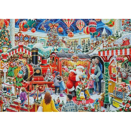 Ravensburger - Santa's Steam Train Grotto Puzzle 1000pc