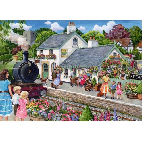 Ravensburger - Whistle Stop Cottage Puzzle 1000pc