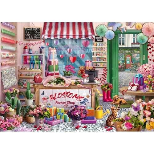 Ravensburger - Blossoms Flower Shop Puzzle 1000pc