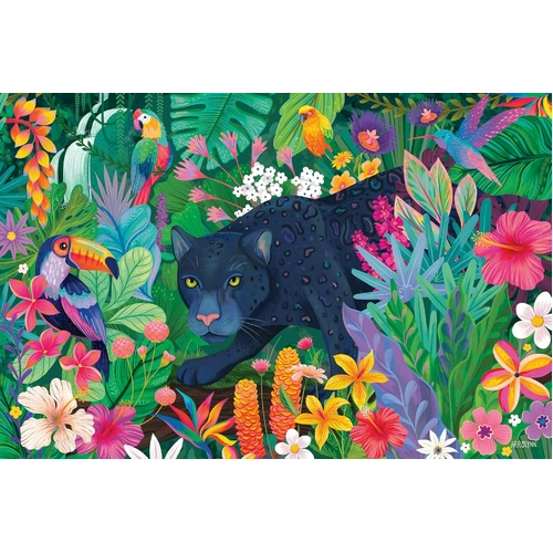 Ravensburger - Panther in the Blooming Jungle Puzzle 3000pc
