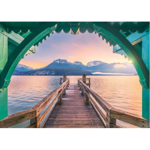 Ravensburger - Romantic Footbridge at Lac d'Annecy Puzzle 1000pc